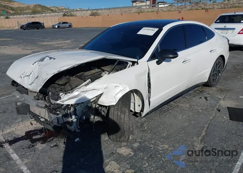 2022 Hyundai Sonata N Line из США, поврежденный, VIN KMHL14JC6NA212909